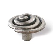 Immagine di pomoli s-1368 mm. 42 metallo ferro anticato 42 a:42 h:28                                                                                           