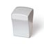 Immagine di pomoli s-1499 mm. 16 metallo argento alu 16 a:16 h:26                                                                                           