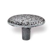 Immagine di pomoli s-1578 mm. 31 metallo argento antico 42 a:30,5 h:27                                                                                           