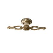 Immagine di pomoli s-1702 mm. 31 metallo ottone antico 108 a:31 h:31,5 busta 2 pz.                                                                                           