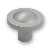 Immagine di pomoli s-1746 mm. 35 metallo argento alu 35 a:35 h:30                                                                                           