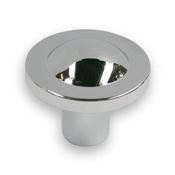 Immagine di pomoli s-1746 mm. 35 metallo cromo lucido 35 a:35 h:30                                                                                           