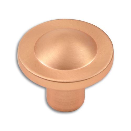 Immagine di pomoli s-1746 mm. 35 metallo rame sat. opaco 35 a:35 h:30                                                                                           