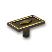 Immagine di pomoli s-1986 mm. 26 metallo ottone antico 44 a:26 h:22                                                                                           