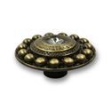 Immagine di pomoli s-2015 mm. 67 metallo ottone ant/trasp 67 a:67 h:32                                                                                           
