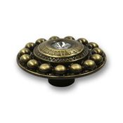 Immagine di pomoli s-2015 mm. 67 metallo ottone ant/trasp 67 a:67 h:32                                                                                           