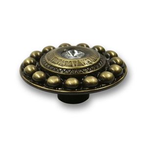 Immagine di pomoli s-2015 mm. 67 metallo ottone ant/trasp 67 a:67 h:32                                                                                           