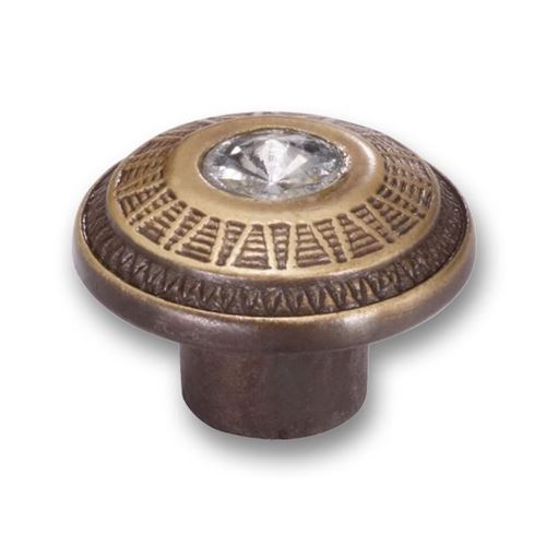 Immagine di pomoli s-2028 mm. 41 metallo ottone ant/trasp 41 a:41 h:30                                                                                           