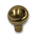 Immagine di pomoli s-2029 mm. 7 metallo ottone antico 19 a:7 h:25                                                                                           