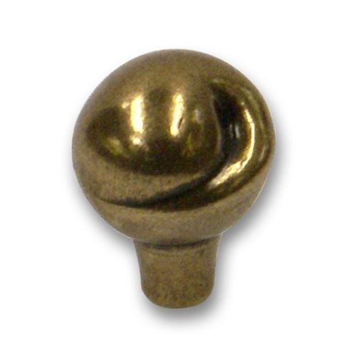 Immagine di pomoli s-2029 mm. 7 metallo ottone antico 19 a:7 h:25                                                                                           