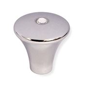 Immagine di pomoli s-2037 mm. 24 metallo cromo l/trasp. 24 a:24 h:25                                                                                           