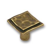 Immagine di pomoli s-2076 mm. 24 metallo ottone antico 24 a:24 h:21                                                                                           