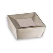 Immagine di pomoli s-2100 mm. 39 metallo nikel/bianco 39 a:39 h:16                                                                                           