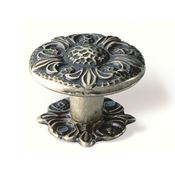 Immagine di pomoli s-357 mm. 33 metallo ottone antico 33 a:33 h:25                                                                                           