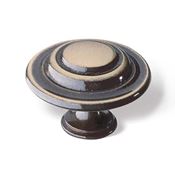 Immagine di pomoli s-397 mm. 34 ottone bronzo antico 34 a:34 h:22                                                                                           