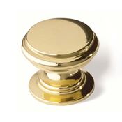 Immagine di pomoli s-423 mm. 25 ottone lucido 25 a:25 h:20                                                                                           