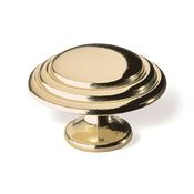 Immagine di pomoli s-489 mm. 34 metallo ottone lucido 34 a:34 h:24                                                                                           