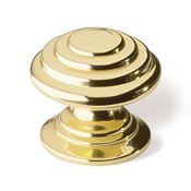 Immagine di pomoli s-522 mm. 25 ottone lucido 25 a:25 h:22,5                                                                                           