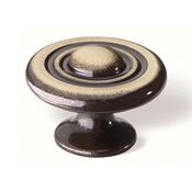 Immagine di pomoli s-565 mm. 18 metallo ottone antico 30 a:18 h:21                                                                                           