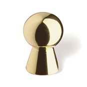 Immagine di pomoli s-795 mm. 17 ottone lucido 17 a:17 h:25                                                                                           