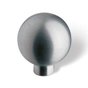 Immagine di pomoli s-902 mm. 28 inox satin 28 a:28 h:32,5                                                                                           
