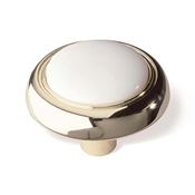 Immagine di pomoli s-919 mm. 8 metallo ottone luc/pesca 30 a:8 h:23                                                                                           