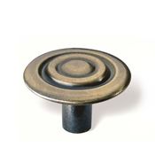 Immagine di pomoli s-920 mm. 28 metallo ottone antico 28 a:28 h:19                                                                                           