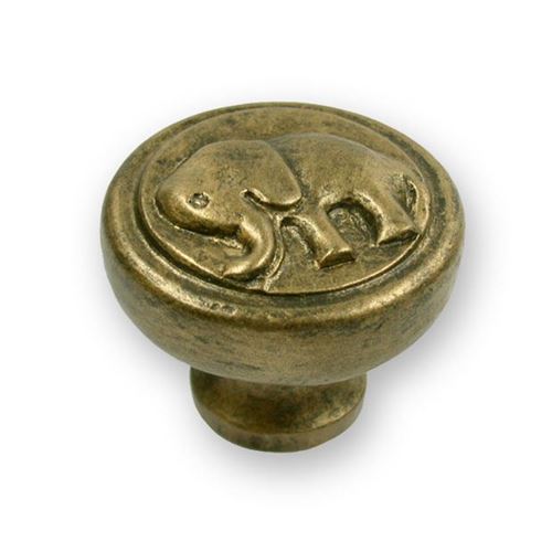 Immagine di pomoli s-h135 mm. 25 plastica ottone antico 47 a:25 h:43                                                                                           