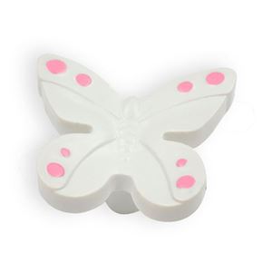 Immagine di pomoli s-h143 mm. 35 plastica bianco/rosa 40 a:35 h:22                                                                                           
