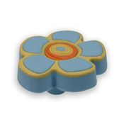 Immagine di pomoli s-h149 mm. 45 plastica blu/giallo 45 a:45 h:25                                                                                           