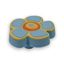 Immagine di pomoli s-h149 mm. 45 plastica blu/giallo 45 a:45 h:25                                                                                           
