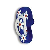 Immagine di pomoli s-h210l mm. 40 plastica blu/binco 70 a:40 h:28                                                                                           