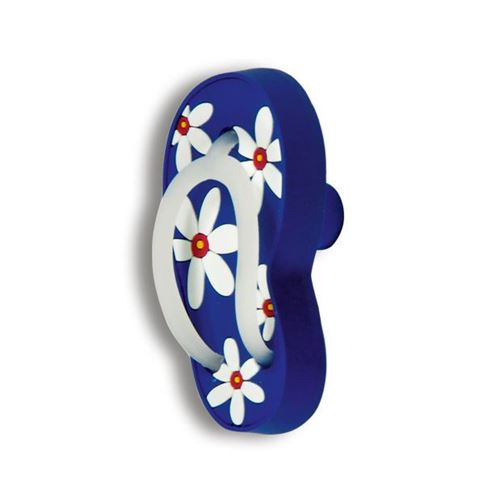 Immagine di pomoli s-h210l mm. 40 plastica blu/binco 70 a:40 h:28                                                                                           