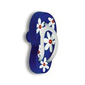 Immagine di pomoli s-h210r mm. 40 plastica blu/bianco 70 a:40 h:28                                                                                           