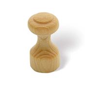 Immagine di pomoli s-s157 mm. 15 pino chiaro lucido 27 a:15 h:15                                                                                           