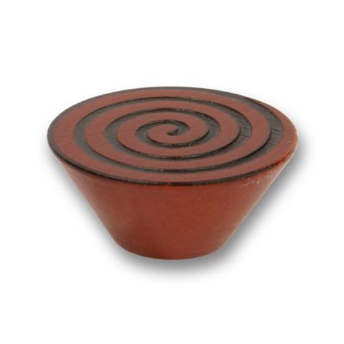 Immagine di pomoli s-s657 mm. 30 faggio laccato rosso 30 a:30 h:14                                                                                           