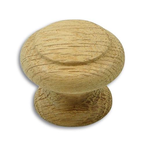 Immagine di pomoli s-s70 mm. 35 rovere grezzo 35 a:35 h:28                                                                                           