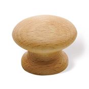 Immagine di pomoli s-s87 mm. 35 faggio chiaro lucido 35 a:35 h:27                                                                                           