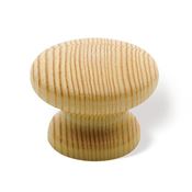 Immagine di pomoli s-s87 mm. 35 pino chiaro lucido 35 a:35 h:27                                                                                           