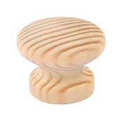 Immagine di pomoli s-s87 mm. 35 pino grezzo 35 a:35 h:27                                                                                           