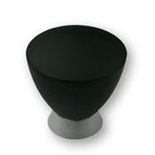 Immagine di pomoli s-sm065 mm. 19 plastica nero/cromo luc. 32 a:19 h:33                                                                                           
