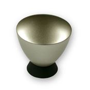 Immagine di pomoli s-sm065 mm. 19 plastica nikel/nero 32 a:19 h:33                                                                                           