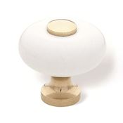 Immagine di pomoli s-sp5 mm. 31 ceramica bianco lucido 31 a:31 h:29                                                                                           