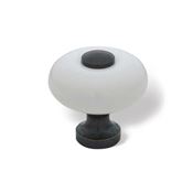 Immagine di pomoli s-sp5 mm. 31 ceramica bianco/bronzo 31 a:31 h:29                                                                                           