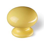 Immagine di pomoli s-sp51 mm. 38 ceramica giallo 38 a:38 h:33,5                                                                                           