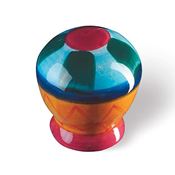 Immagine di pomoli s-sp54 mm. 28 ceramica multicolor decor 28 a:28 h:32                                                                                           