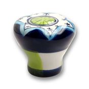 Immagine di pomoli s-sp55 mm. 35 ceramica multicolor 35 a:35 h:32                                                                                           