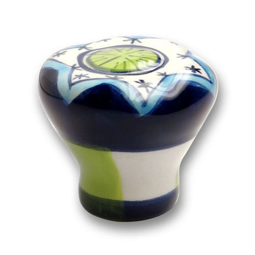 Immagine di pomoli s-sp55 mm. 35 ceramica multicolor 35 a:35 h:32                                                                                           