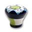 Immagine di pomoli s-sp55 mm. 35 ceramica multicolor 35 a:35 h:32                                                                                           