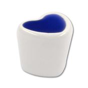 Immagine di pomoli s-sp76 mm. 24 ceramica bianco/blu 29 a:24 h:25                                                                                           